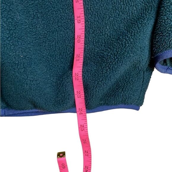 Vintage LL Bean Men’s Zip Up Fleece Forest Green Small - Picture 5 of 8
